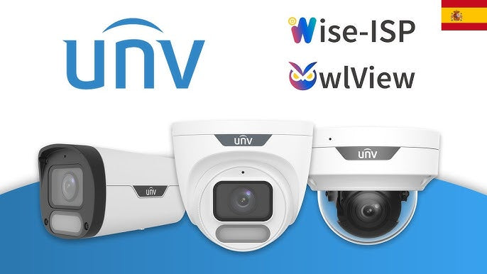Camara Bullet WISE ISP UNIVIEW 4MPX vision nocturna a color